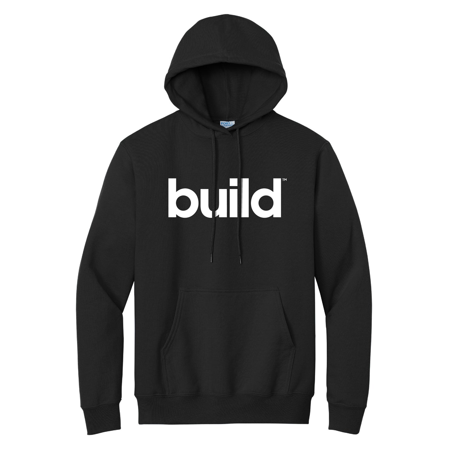 BUILD - Essential Fleece Pullover Hooded Sweatshirt